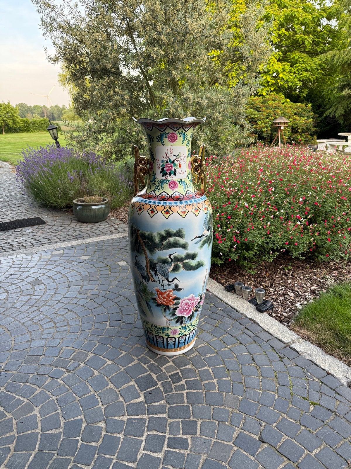Cineese vaas, Ophalen