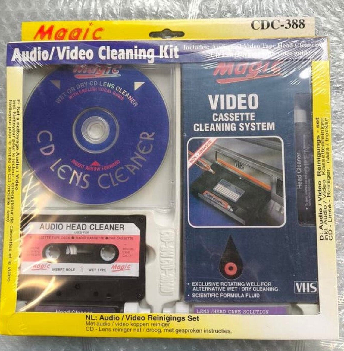 Cleaner set voor video, audio en cd, Ophalen of Verzenden