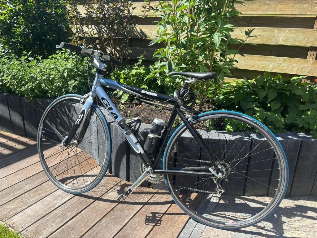 Giant FCR sportfiets + Tacx trainer en reservewielen, Ophalen, 28 inch, Gebruikt, Velgrem