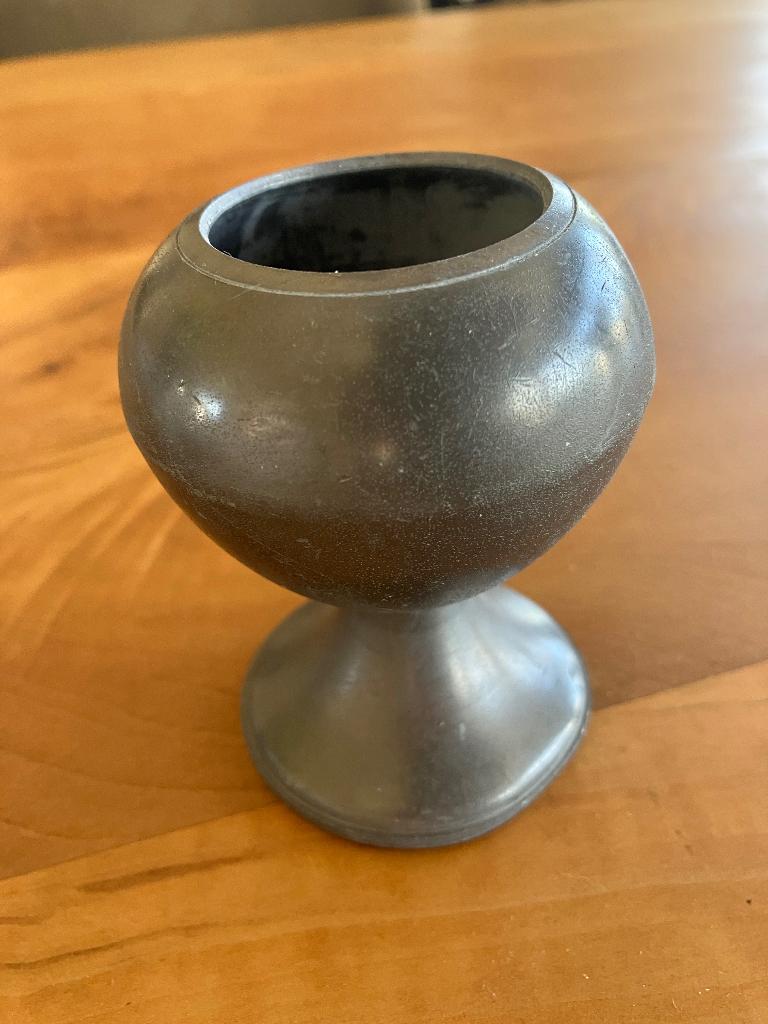 Tinnen potje, vaasje, Antiek en Kunst, Antiek | Tin, Ophalen of Verzenden