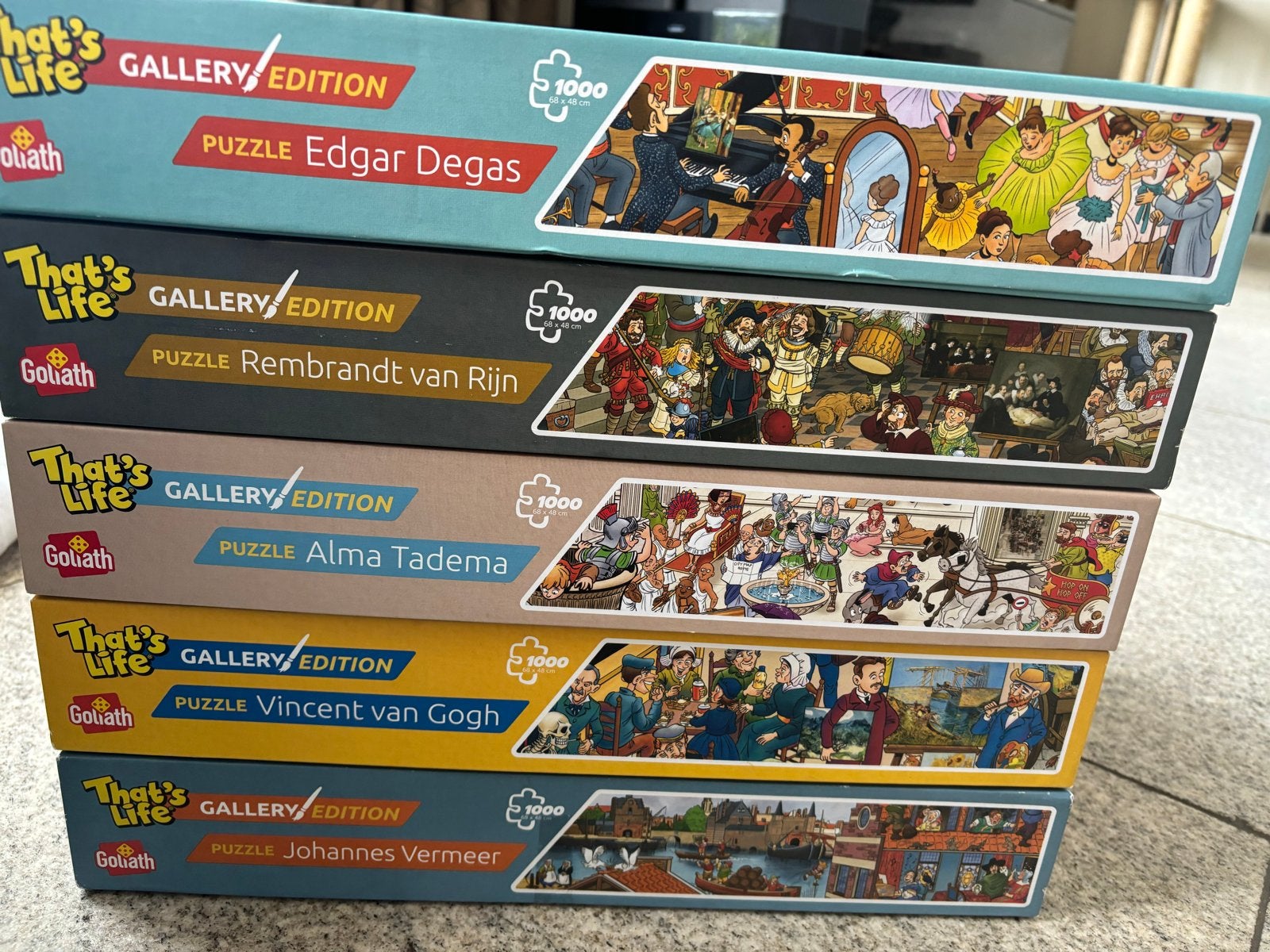 3That's Life Gallery Edition puzzels, Ophalen of Verzenden, 500 t/m 1500 stukjes, Zo goed als nieuw, Legpuzzel