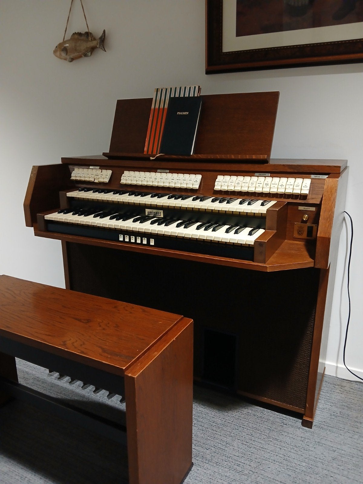 Eminent orgel met 2 klavieren en half pedaal, Muziek en Instrumenten, Ophalen, Gebruikt, 2 klavieren, Orgel