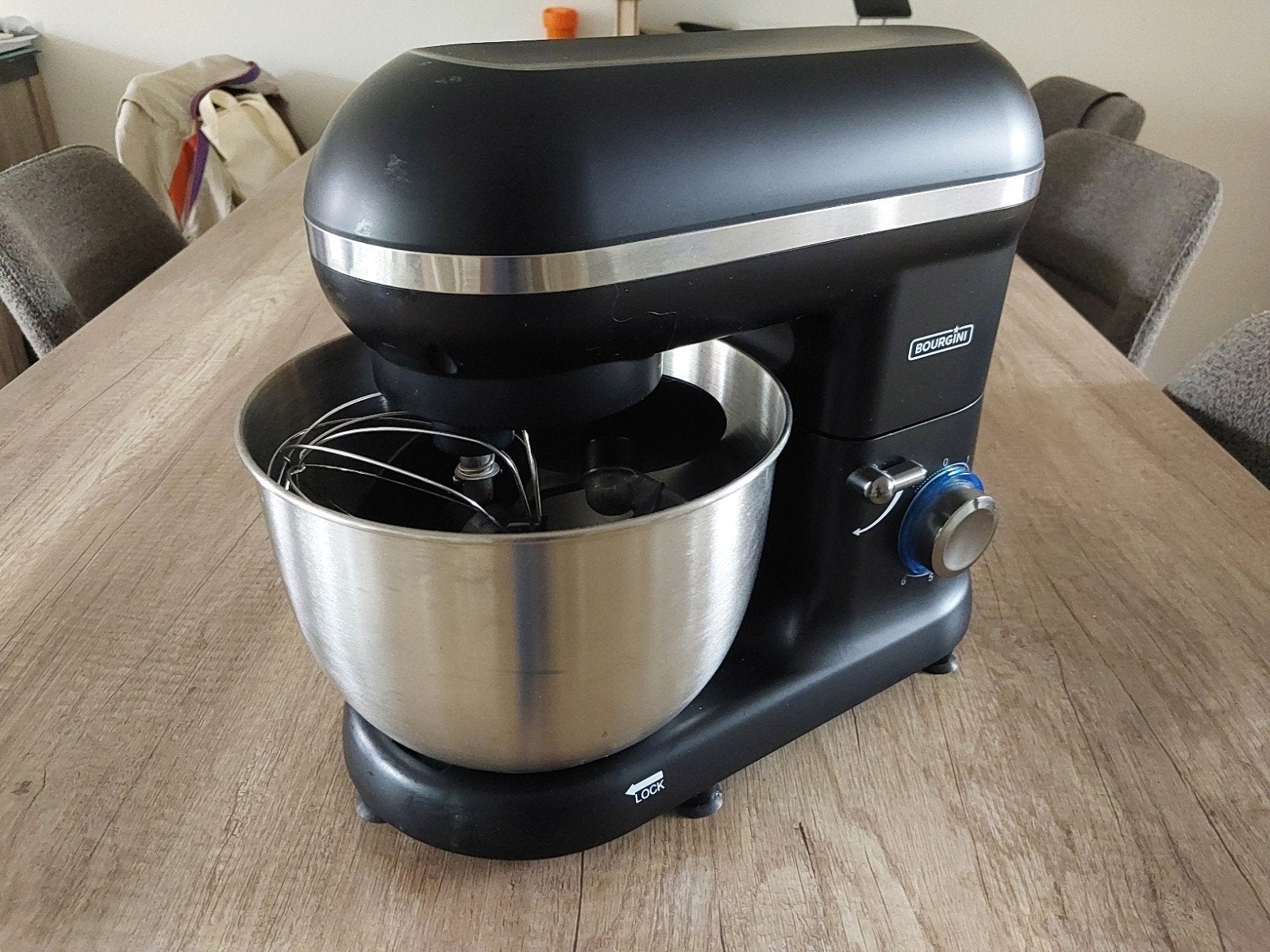 Bourgini classic keukenmachine, 4 liter of meer, Ophalen of Verzenden, Zo goed als nieuw, 3 snelheden of meer