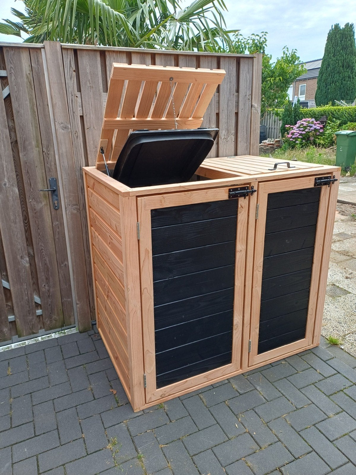 Ombouw container, Tuin en Terras, Ophalen of Verzenden, Nieuw, Hout, Containerberging