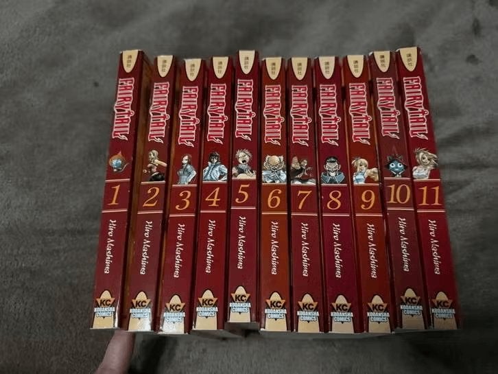 Fairy Tail manga volume 1 t/m 11 [ENG], Boeken, Meerdere comics, Ophalen of Verzenden, Zo goed als nieuw, Japan (Manga)