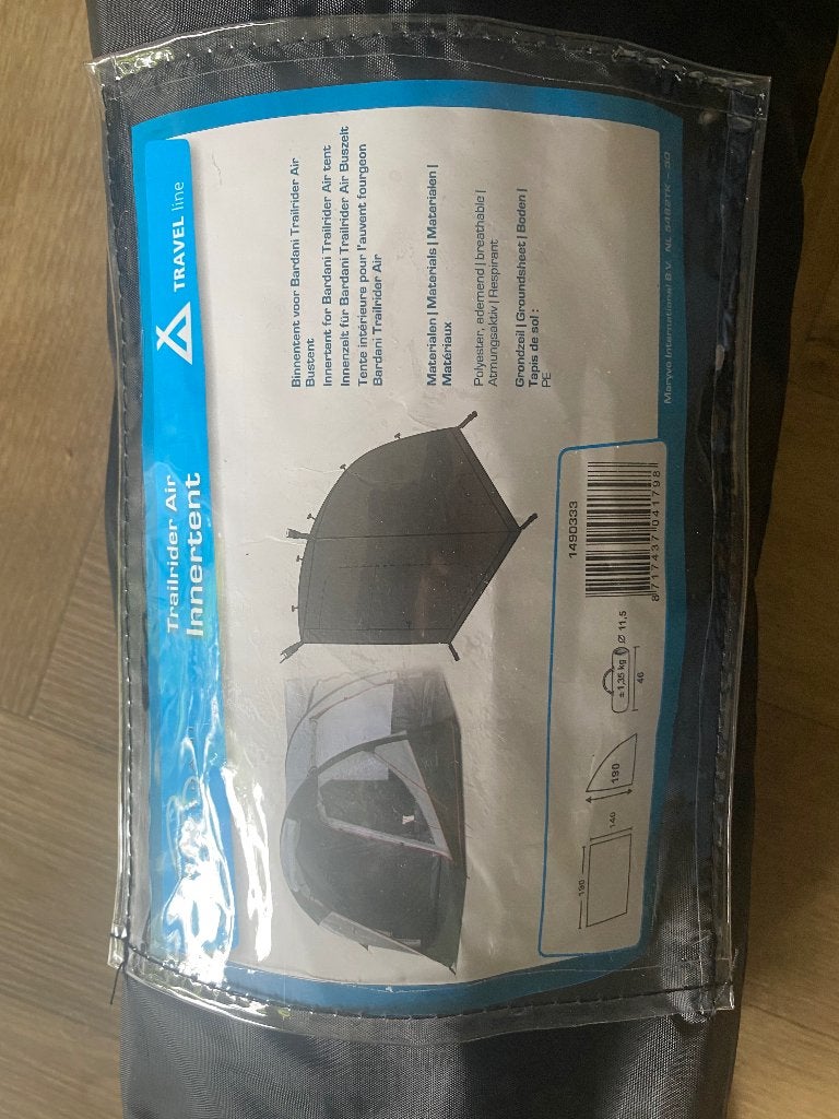 Nieuwe Bardani Trailrider Air Innertent - Ongebruikt!, Caravans en Kamperen, Ophalen, Nieuw