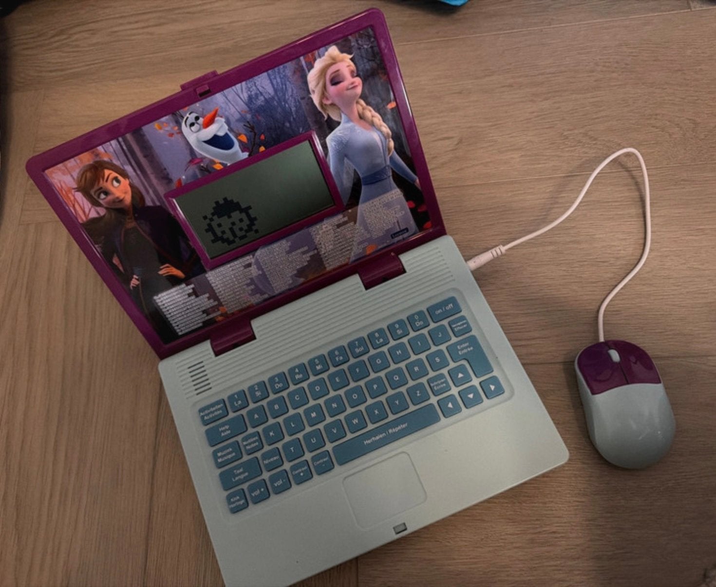 Disney Frozen laptop met 124 activiteiten Lexibook, Verzenden, Zo goed als nieuw