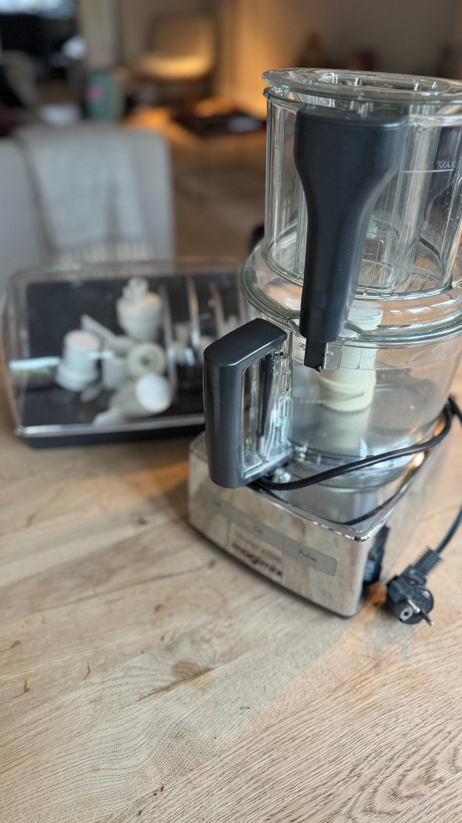 Magimix Compact 3200 XL foodprocessor, Witgoed en Apparatuur, Gebruikt, 3 snelheden of meer, Ophalen of Verzenden, 2 tot 3 liter