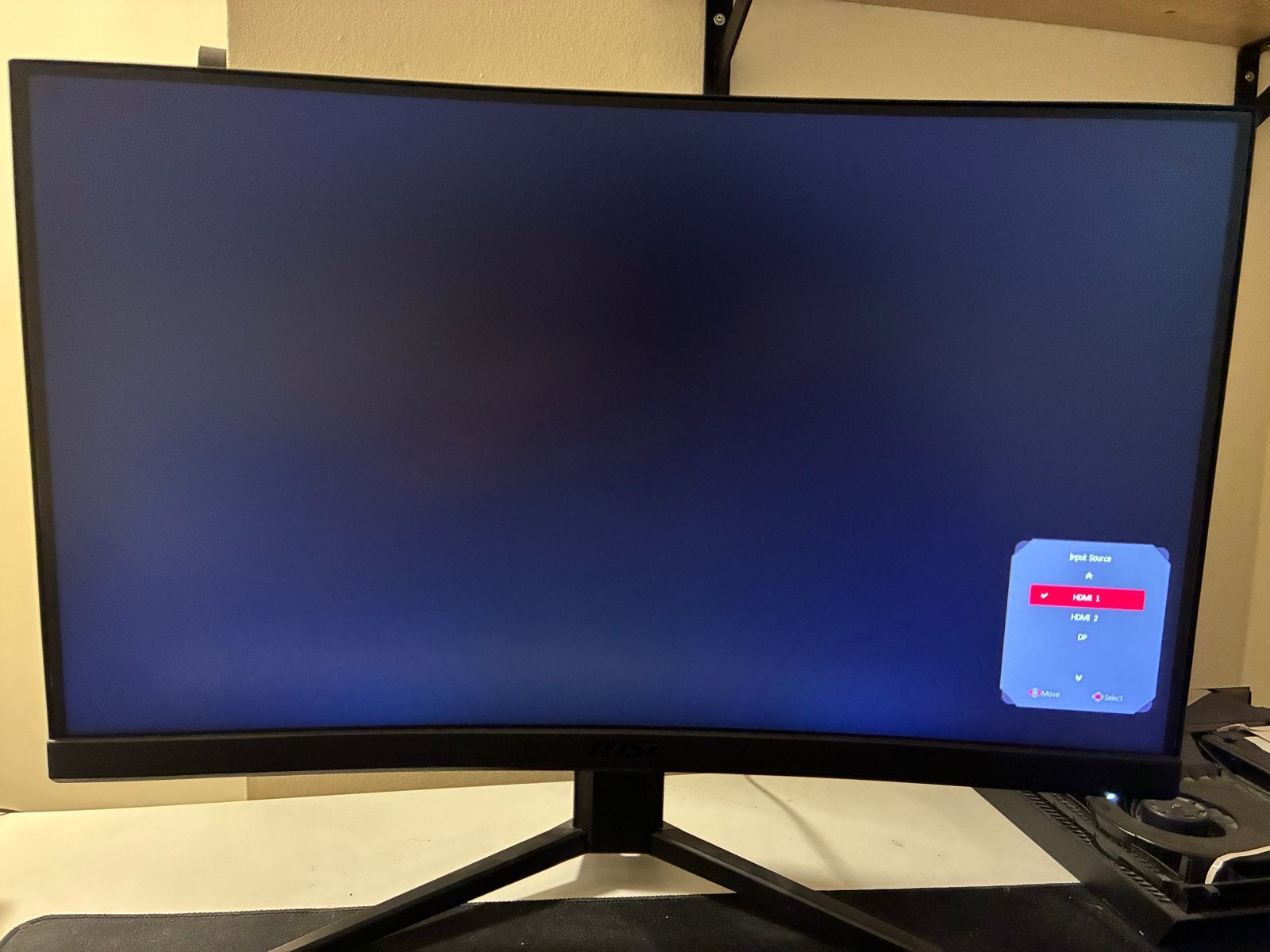 MSI Curved Gaming Monitor 180Hz 24 inch, HDMI, Curved, Zo goed als nieuw, 151 t/m 200 Hz