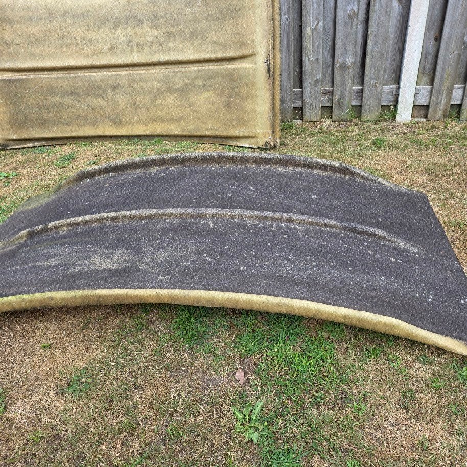 3 gebruikte polyester platen (225x104 cm), Ophalen, Gebruikt, Overige materialen, Minder dan 20 mm