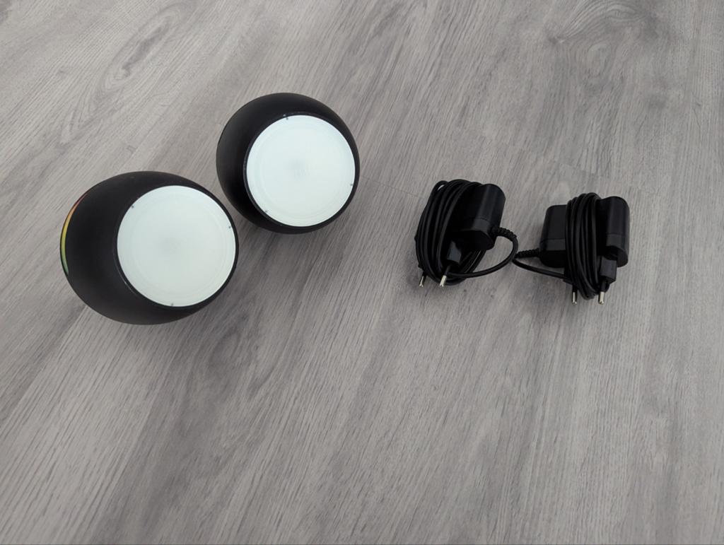 Phillips Living Colors lampen, Ophalen of Verzenden, Zo goed als nieuw, Kunststof, Vloerspot of Grondspot