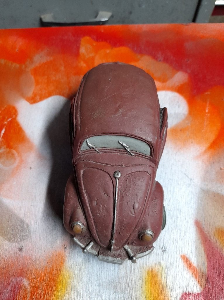 volkswagen bril kever 1;24 (polystone), Ophalen of Verzenden, Zo goed als nieuw, Overige merken