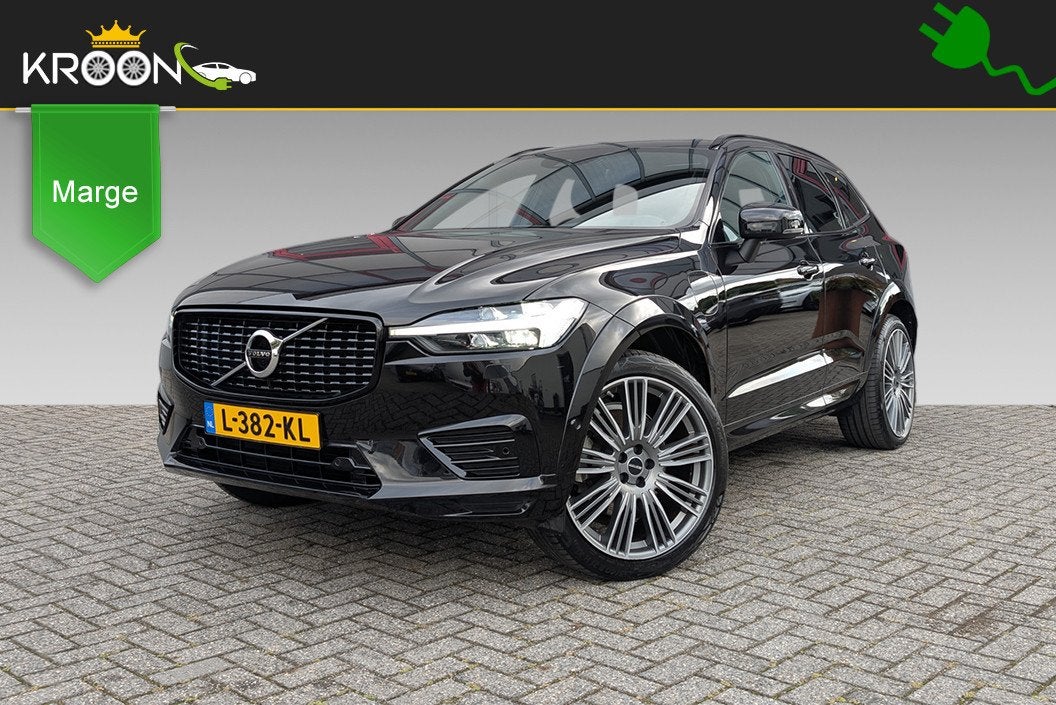 Volvo XC60 2.0 Recharge T6 AWD R-Design Black Trekhaak Panor, Automaat, Gebruikt, 138 €/maand, Adaptive Cruise Control