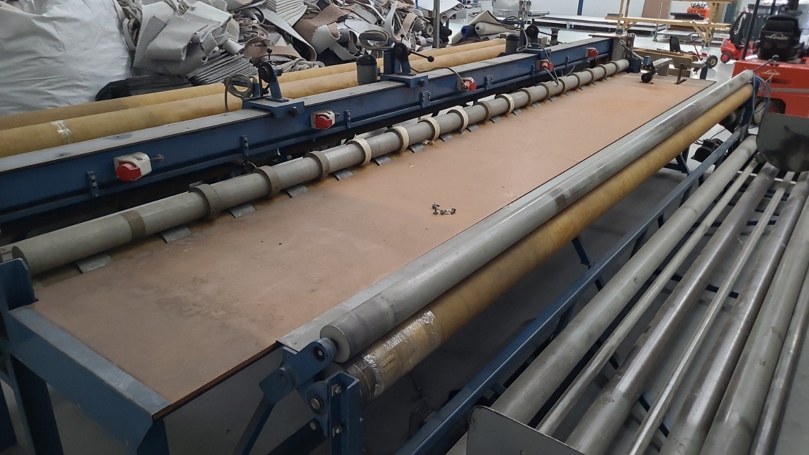 ETF coupage 5 meter machine voor tapijt, Ophalen