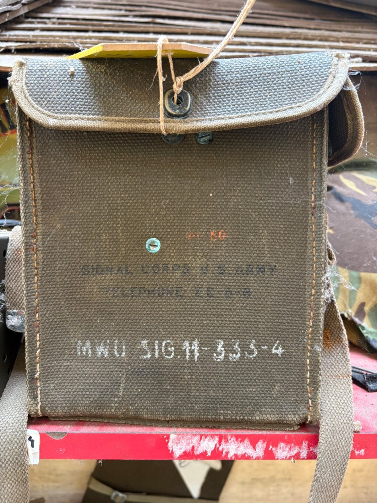 Us army signal corps field phone, Verzamelen, Ophalen of Verzenden, Amerika