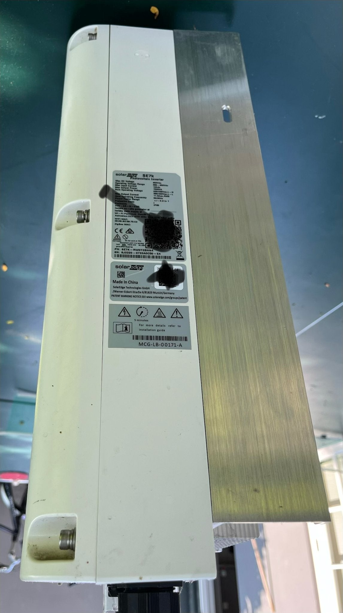 SolarEdge SE7K 3-fase Home Wave omvormer 7.0kW, Ophalen of Verzenden, Gebruikt