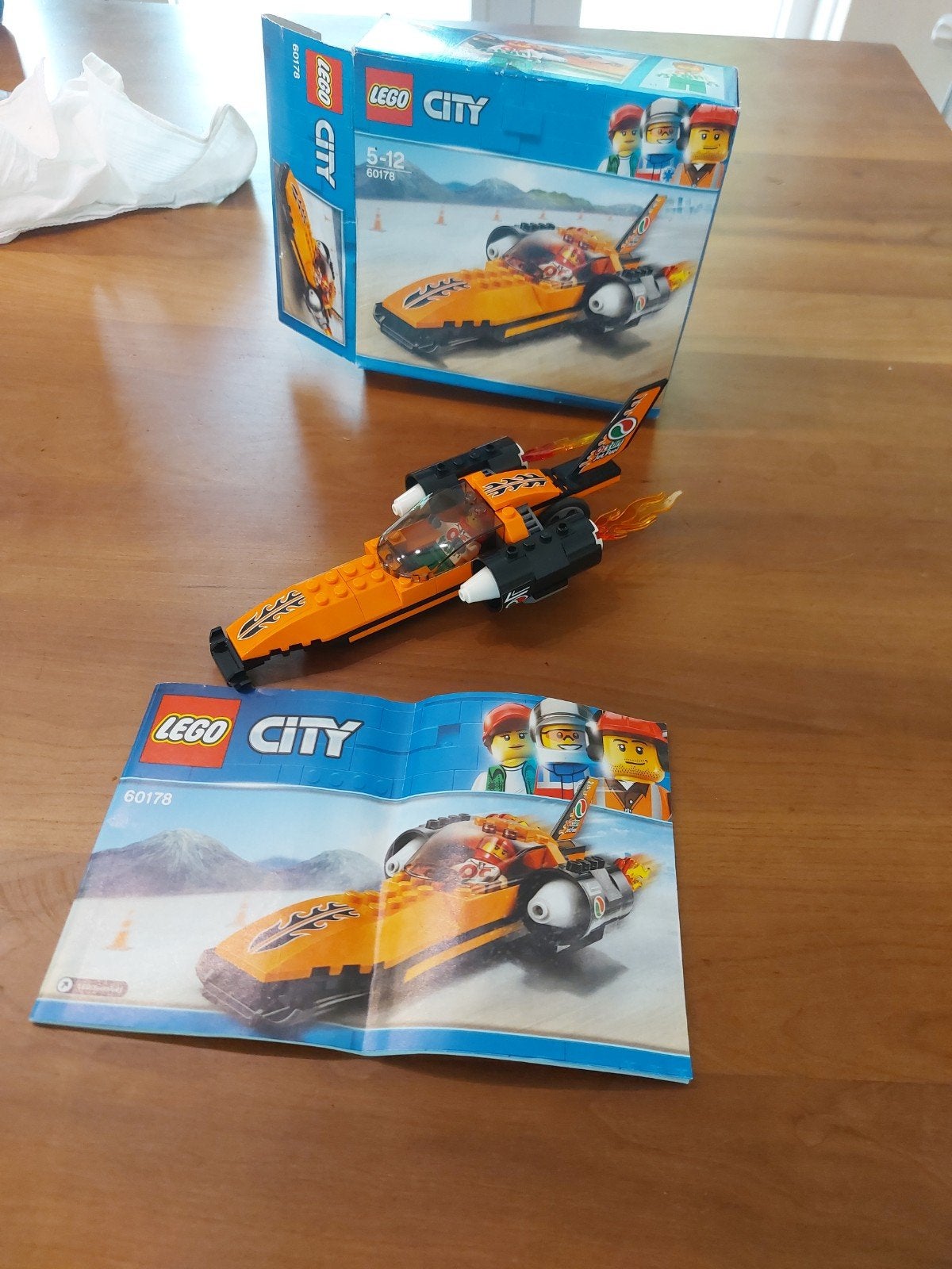 Lego snelheidsrecord auto set 60178, City, Lego, Ophalen of Verzenden, Zo goed als nieuw