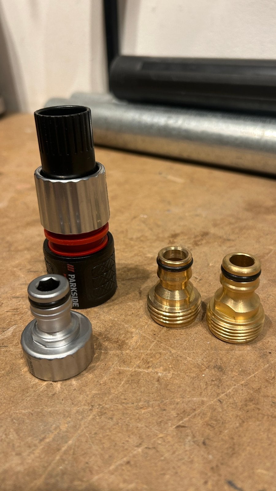 Koppelingen voor 13 mm slang en 3/4 kraan aansluiting, Ophalen of Verzenden, Nieuw, Tuinslangkoppeling