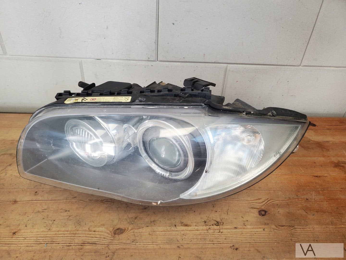 BMW 1 serie E87 koplamp links xenon met bochtlicht 7181281, Auto-onderdelen, Verlichting, Gebruikt, -, -, Ophalen of Verzenden