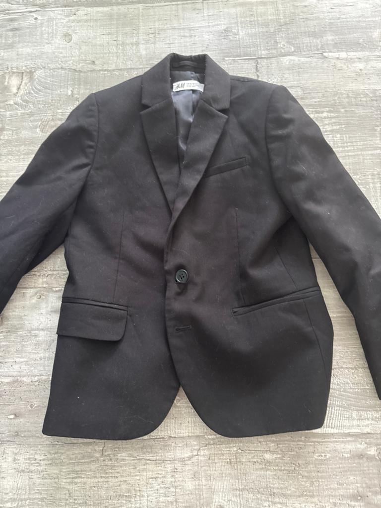 Nette zwarte H&M Colbert voor jongens - Maat 122, Kinderen en Baby's, Ophalen of Verzenden, Gebruikt, Jongen, Jas