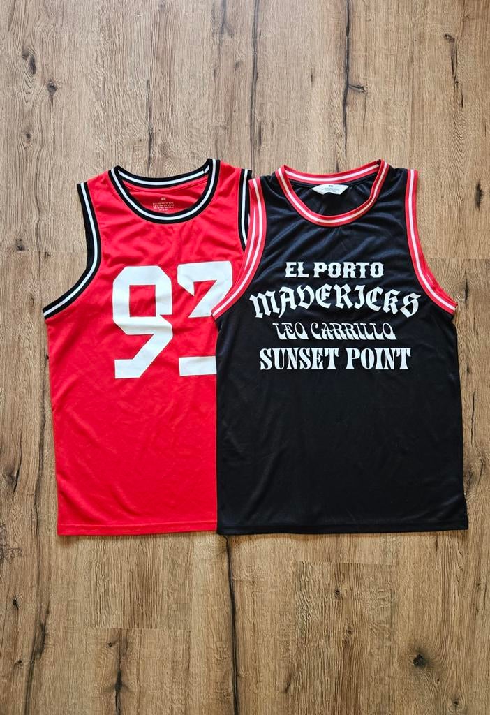 H&M Basketbal Jerseys Maat 158/164 - Set van 2, Jongen of Meisje, H&M, Sport- of Zwemkleding, Ophalen of Verzenden