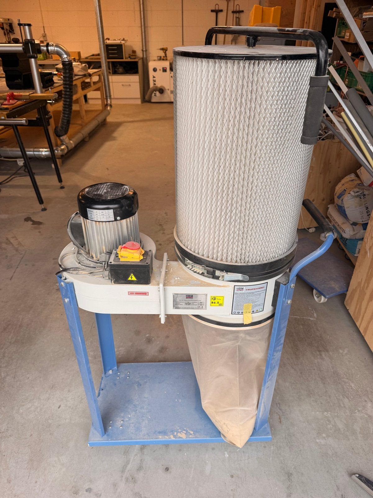 HBM Stofafzuiger met filter voor werkplaats, Ophalen of Verzenden