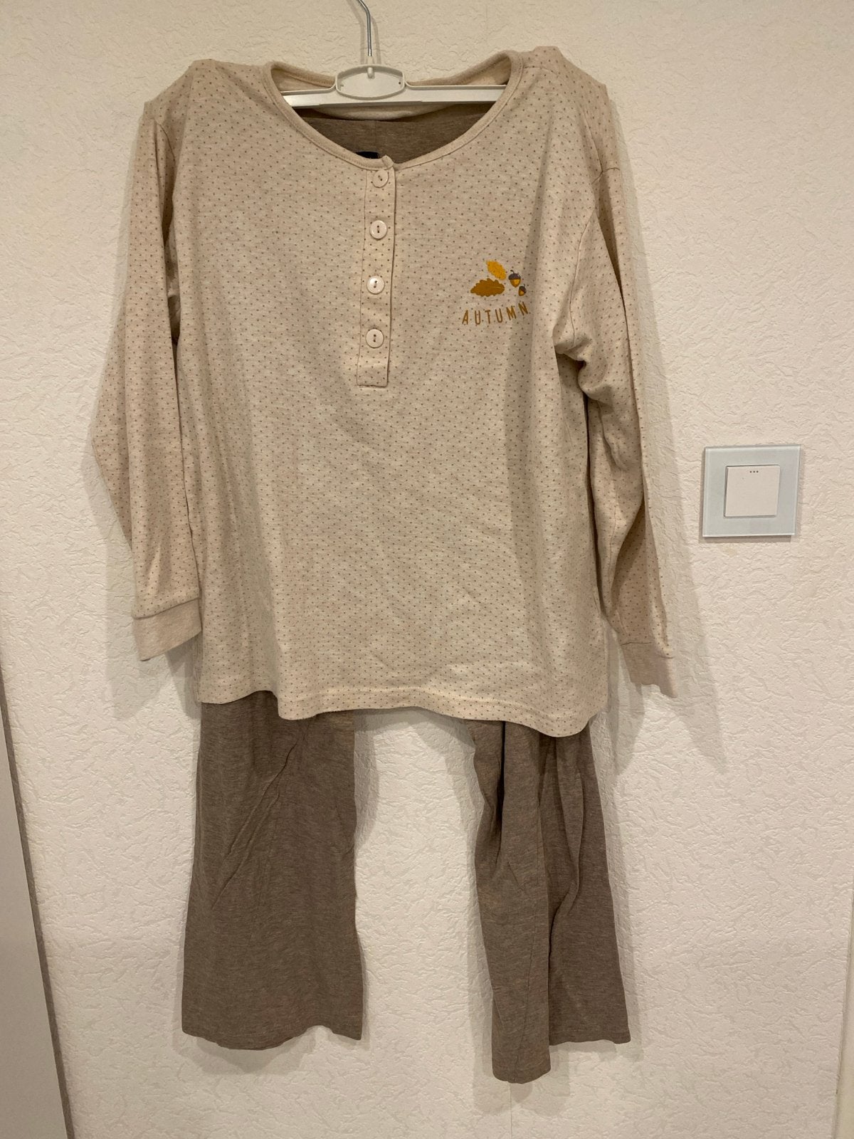 Comfortabele pyjama maat M - Ideaal voor de herfst, Kleding | Dames, Ophalen of Verzenden, Gedragen, Maat 38/40 (M)