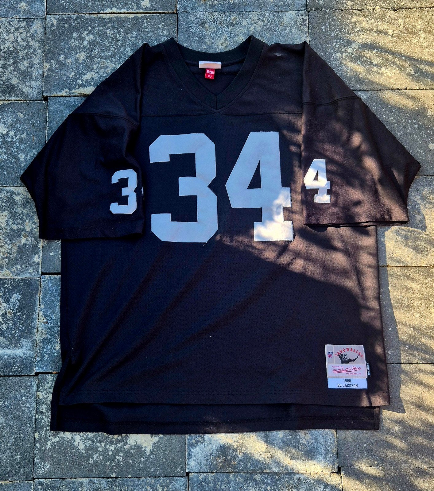 Los Angeles Raiders Jackson Mitchell & Ness shirt XXL, Ophalen of Verzenden, Gebruikt, Kleding