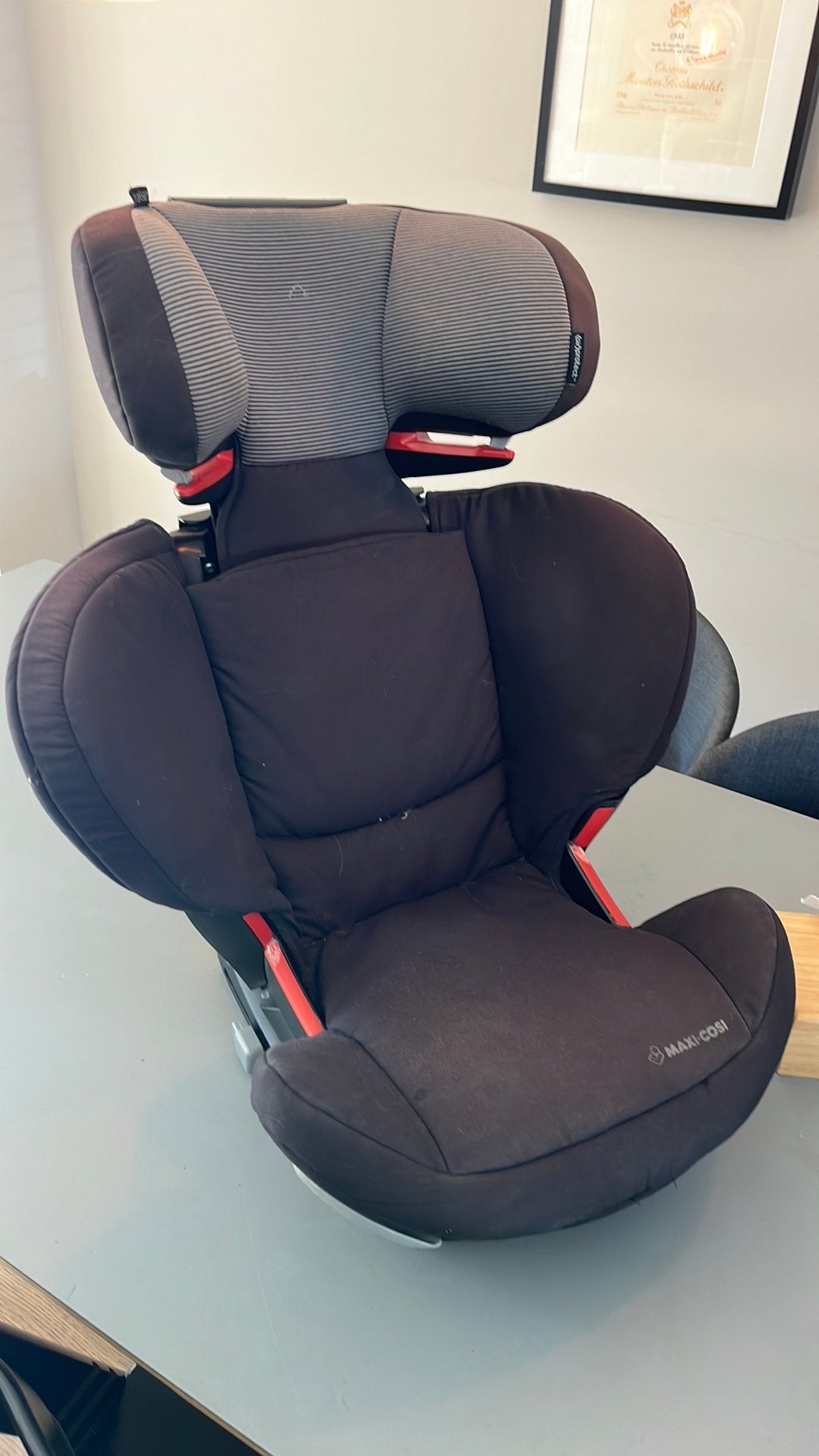 Maxicosi rodifix autostoel, Ophalen, Gebruikt, 15 t/m 36 kg, Verstelbare rugleuning