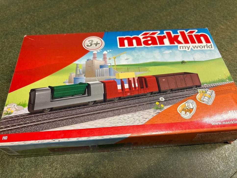 Märklin My World Treinset | Goederenwagons, Wisselstroom, Treinset, Ophalen of Verzenden, Zo goed als nieuw