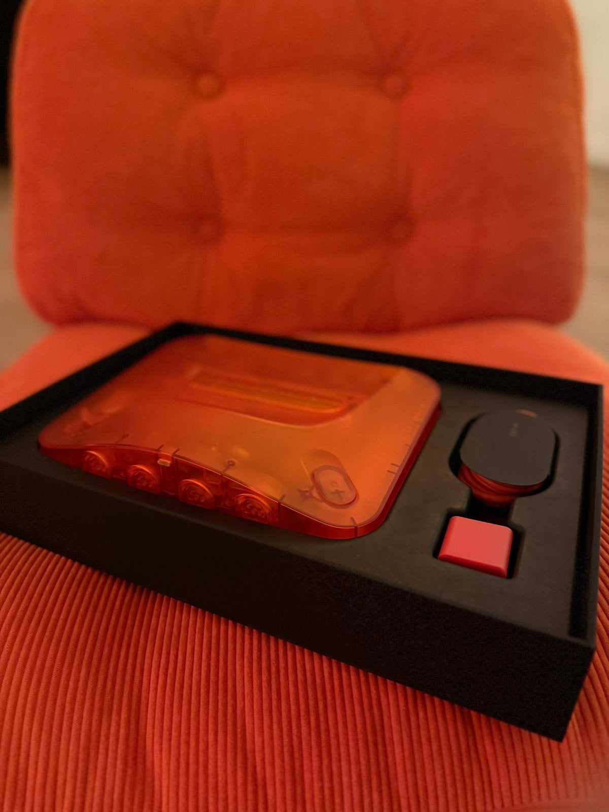 8bitdo 64 Fire Orange, Spelcomputers en Games, Spelcomputers | Nintendo 64, Ophalen, Zo goed als nieuw, Zonder controller