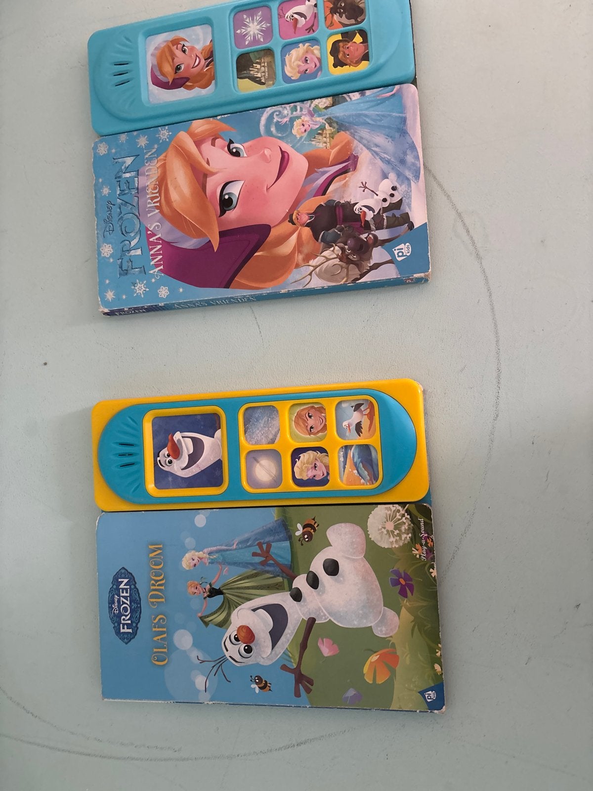 Frozen 2 stuks muziekboeken: Anna's Vrienden & Olafs Droom, Boeken, Gelezen, Jongen of Meisje, Ophalen of Verzenden, Voorleesboek