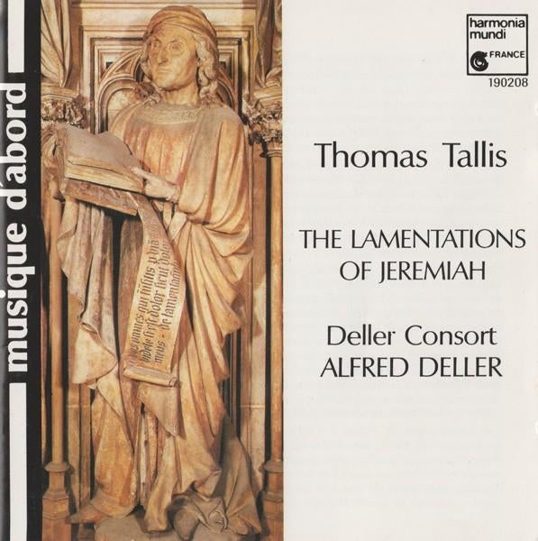 TALLIS Lamentations of Jeremiah CD DELLER HM, Ophalen of Verzenden, Middeleeuwen en Renaissance, Gebruikt, Vocaal