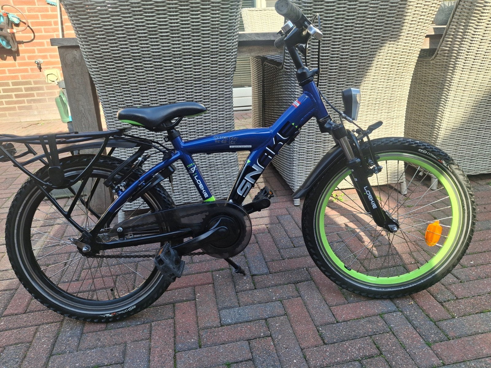 zeer mooie 20 inch loekie snake jongensfiets/fiets, Ophalen, Zo goed als nieuw, 20 inch