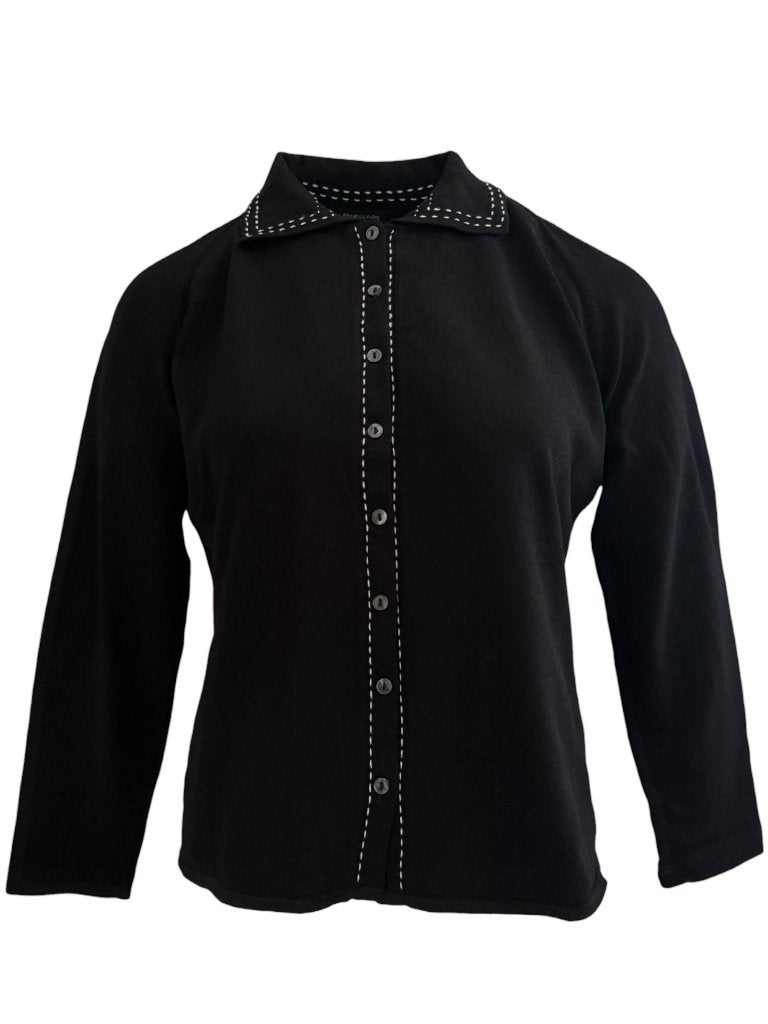 Anneclaire vest M, Maat 38/40 (M), Verzenden, Zwart, Zo goed als nieuw