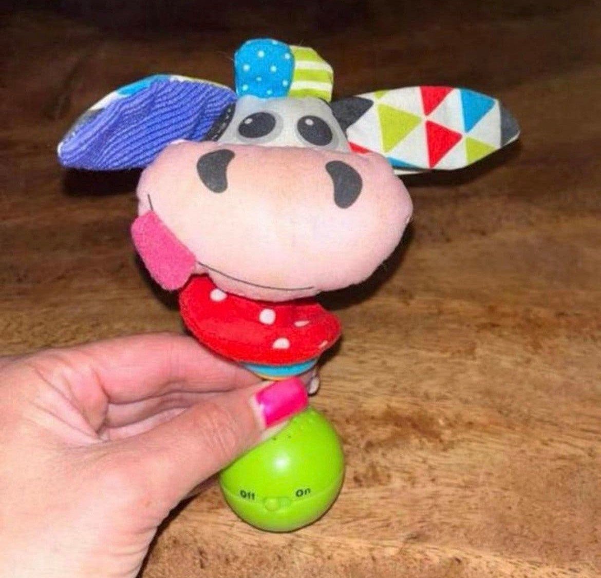 Speelgoed baby, Ophalen of Verzenden, Zo goed als nieuw, Rammelaar, Met geluid