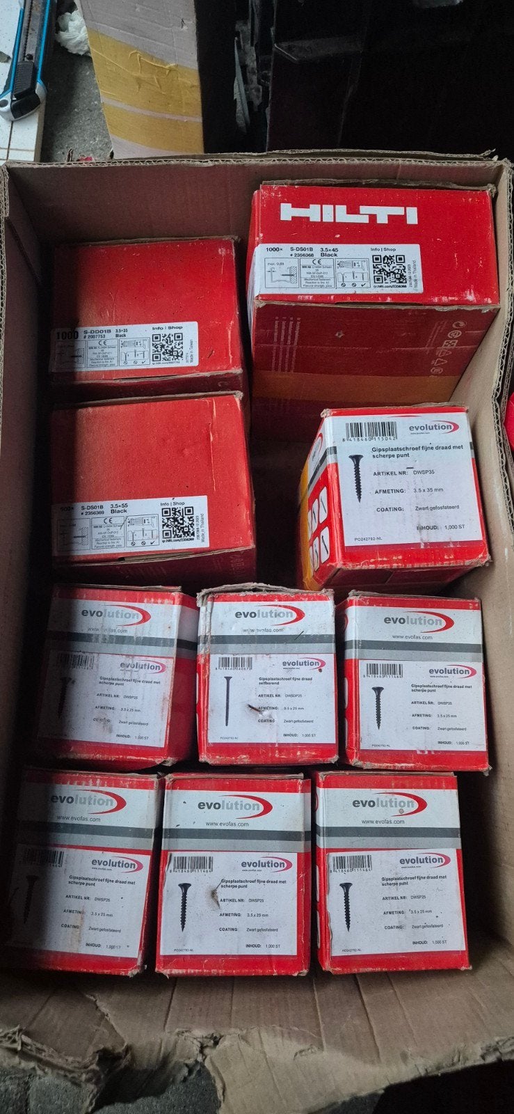 Gipsplaatschroeven - Diverse Soorten en Maten, Ophalen, Nieuw, Minder dan 50 mm, Schroeven