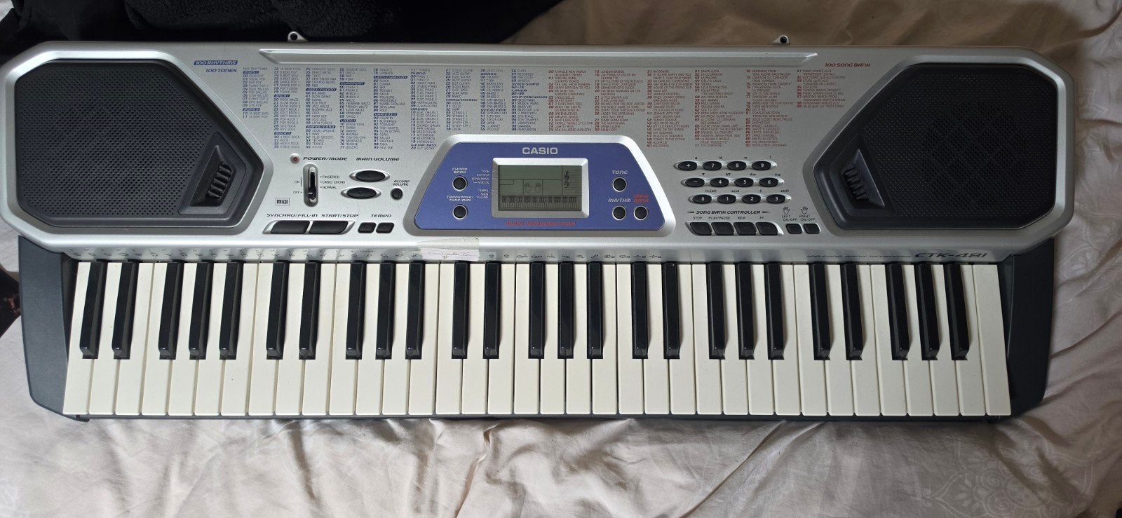 Casio Keyboard CTK-481, Muziek en Instrumenten, Keyboards, Ophalen, Casio, Midi-aansluiting, 61 toetsen