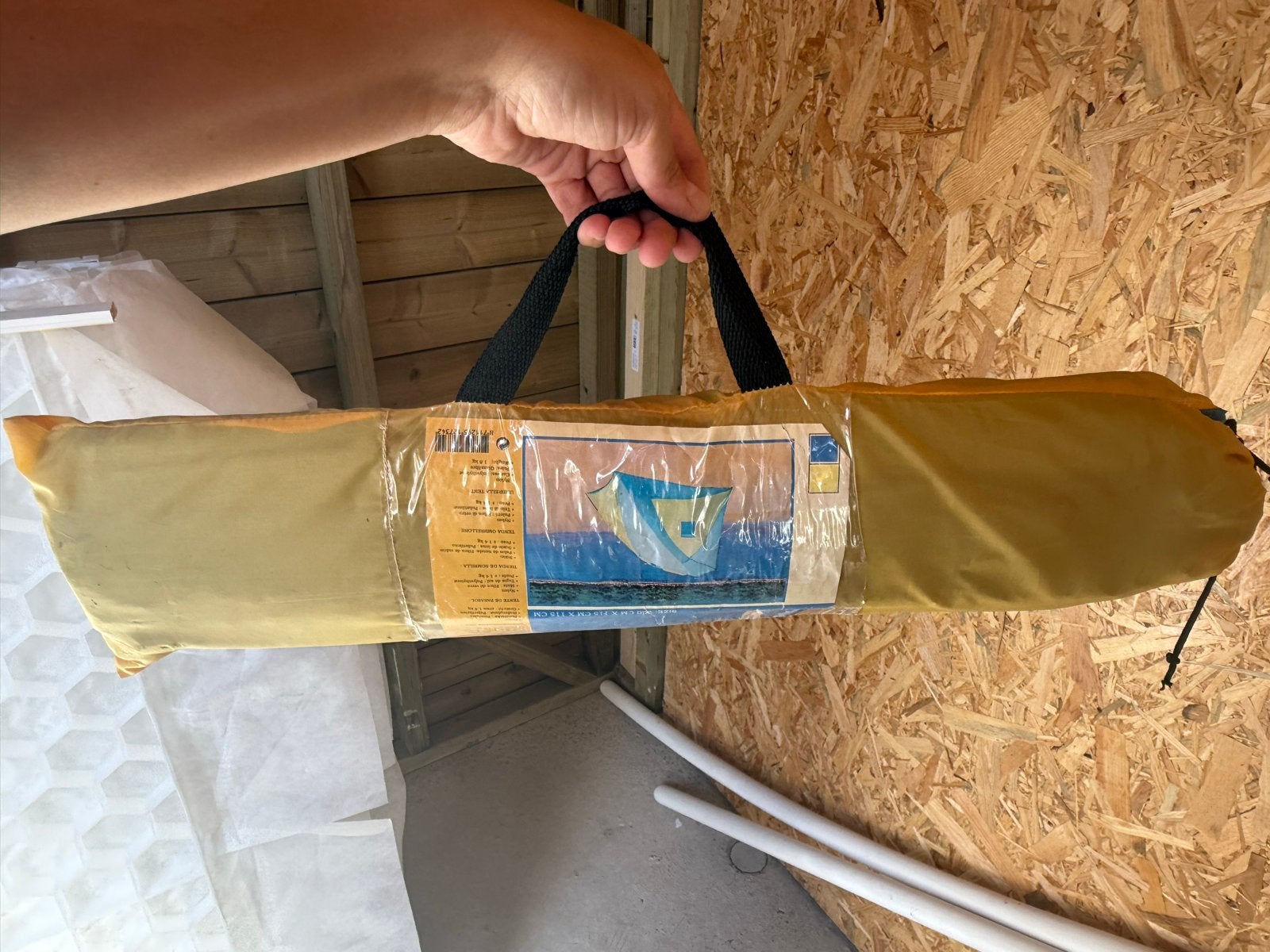 Parasol tent in handige meeneem hoes, Ophalen, Gebruikt, Tot en met 2