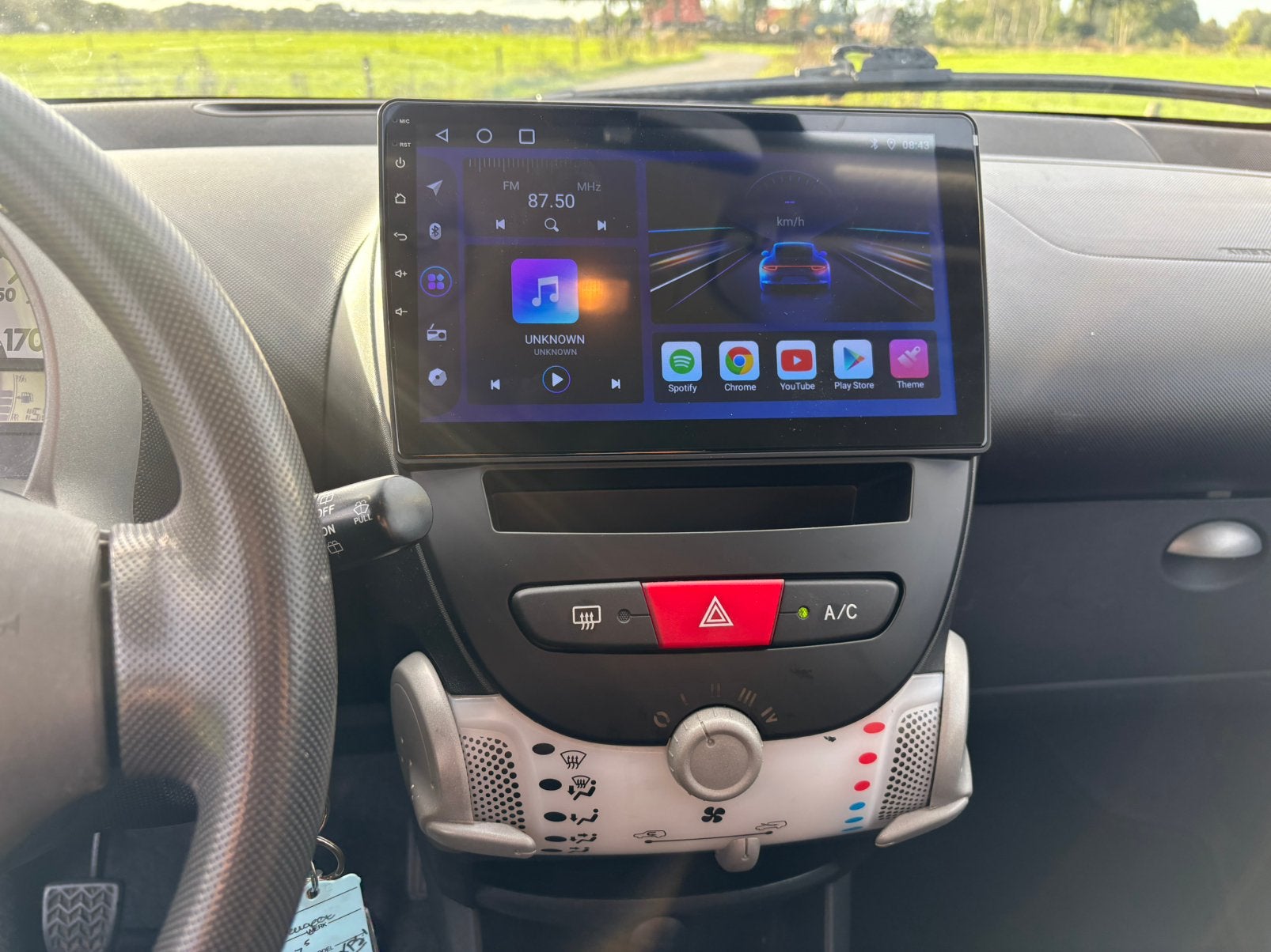 Peugeot 107 Facelift! Carplay! Airco! Elektrisch Pakket! APK, Voorwielaandrijving, 4 stoelen, Origineel Nederlands, Bedrijf
