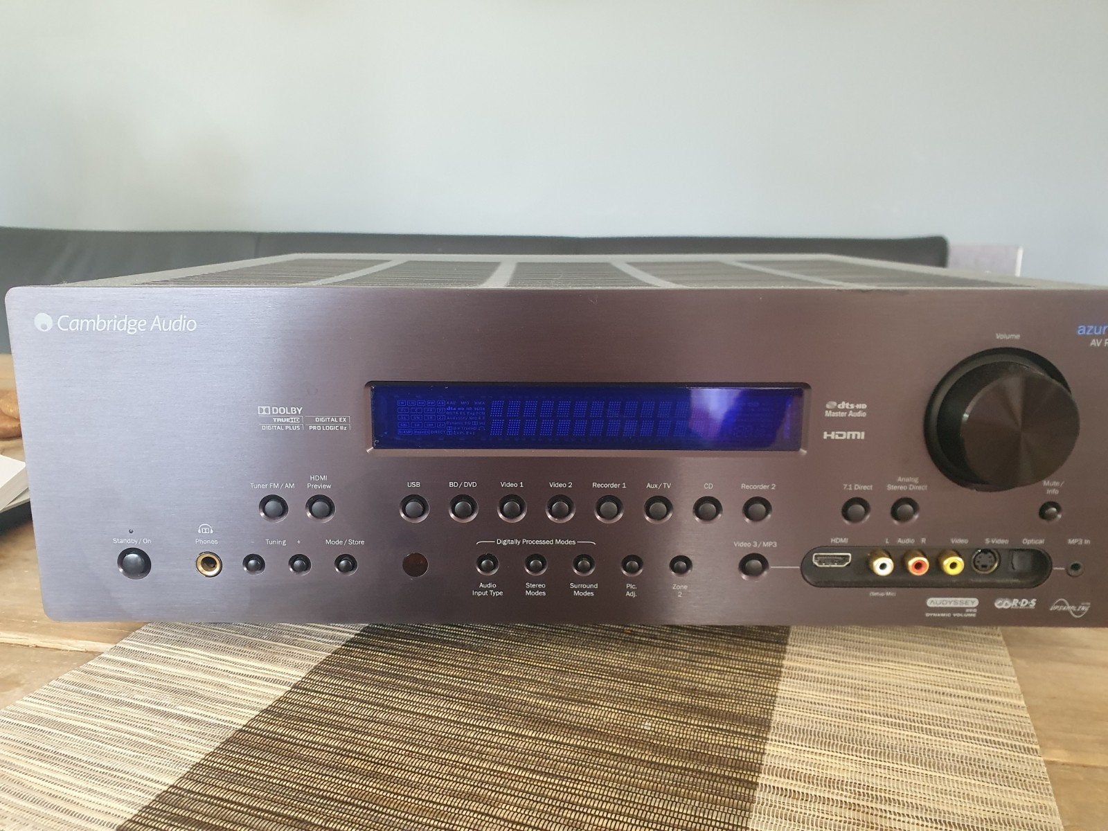 Cambridge Audio Azur 751R 7.2 Receiver, Ophalen, Gebruikt, 60 tot 120 watt, Overige merken