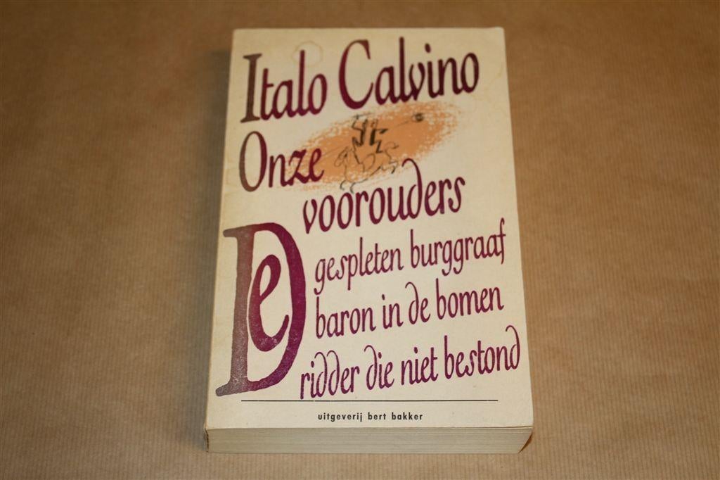 Onze voorouders. Italo Calvino. 2e druk 1989., Ophalen of Verzenden, Gelezen