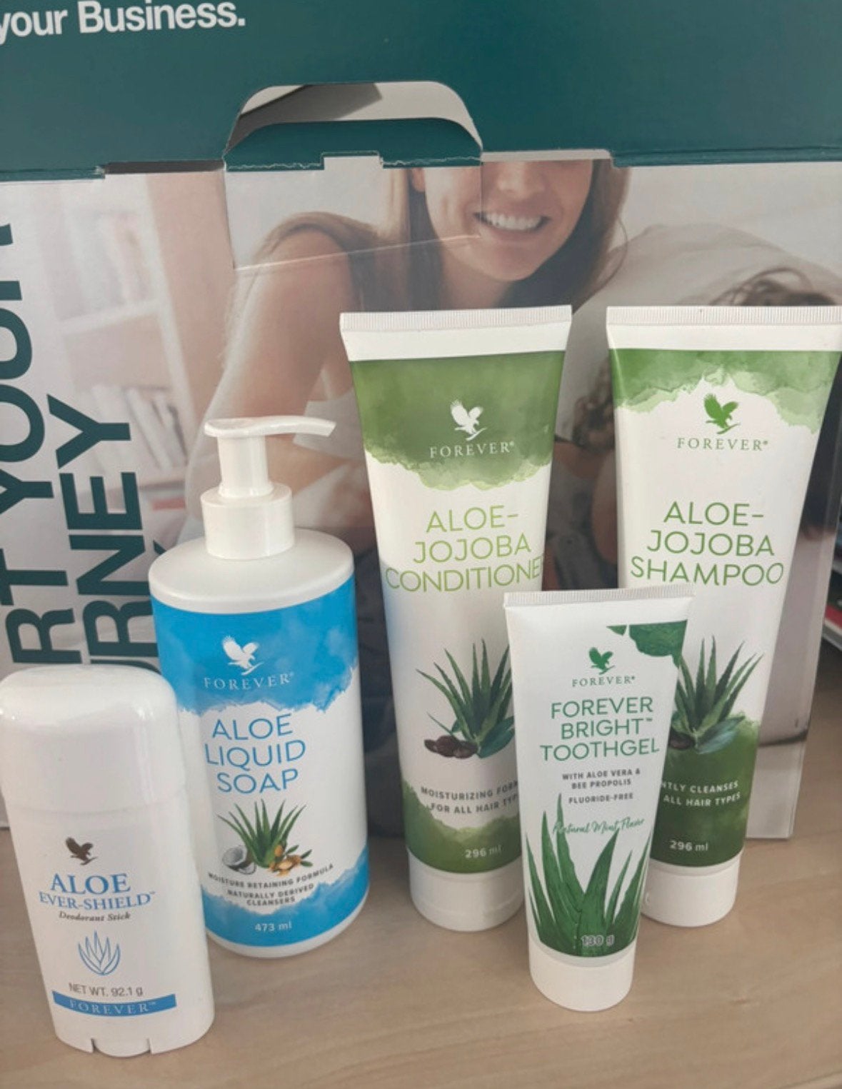 Forever living combo set, Ophalen of Verzenden, Nieuw, Bad & Douche
