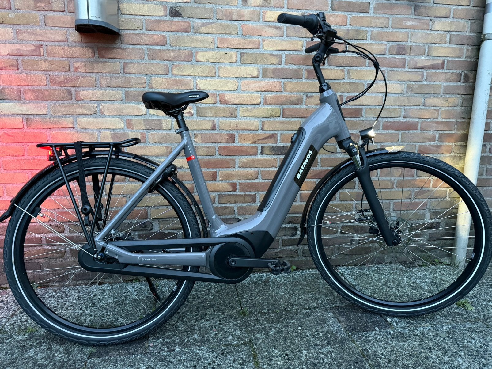 BATAVUS ALTURA E-GO grijs 56cm 500Wh bosch, 55 tot 59 cm, Ophalen, Zo goed als nieuw, Batavus