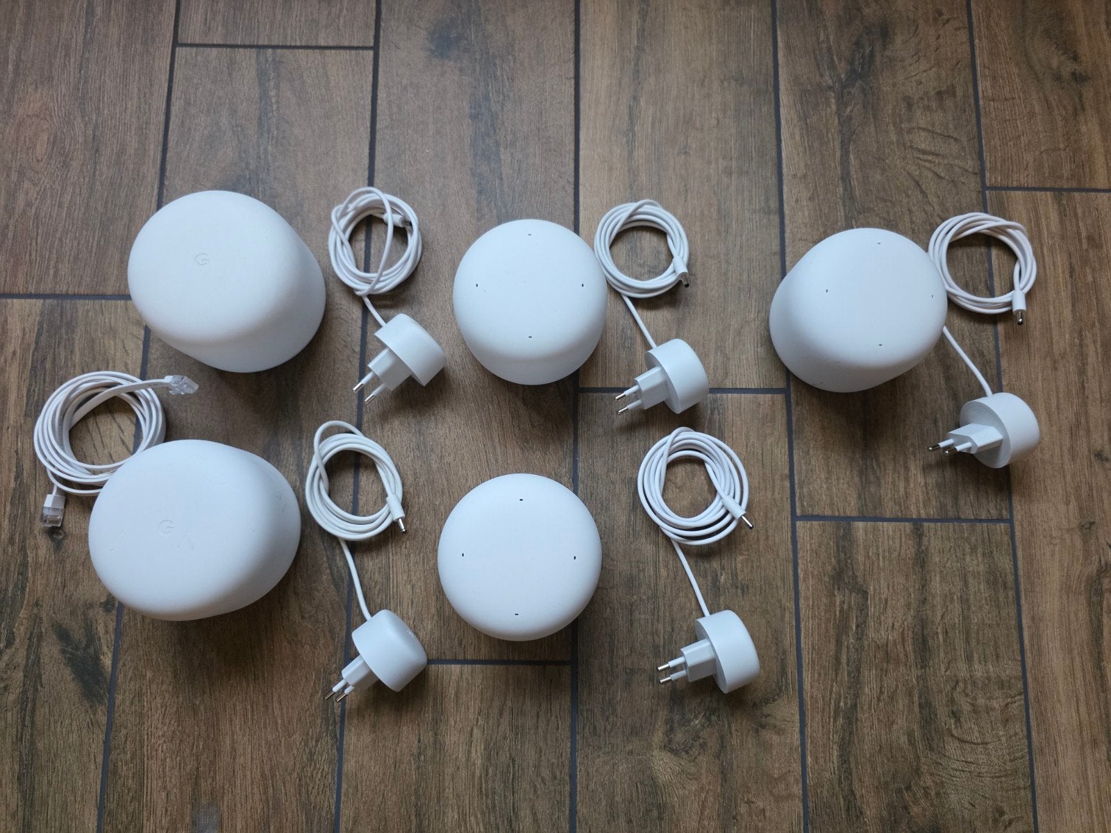 Google Home Wifi Mesh Systeem - 2 Routers, 3 Versterkers, Ophalen of Verzenden, Gebruikt, Router, Google Home