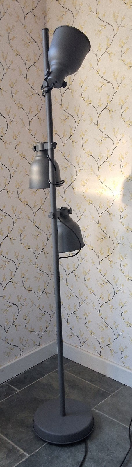 industriele staande lamp, Ophalen, E14 (klein), Zo goed als nieuw, Metaal