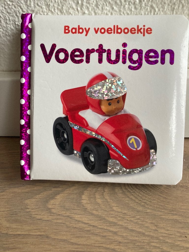 Baby voelboekje Voertuigen, Boeken, Ophalen of Verzenden, Uitklap-, Voel- of Ontdekboek, 0 tot 6 maanden, Zo goed als nieuw
