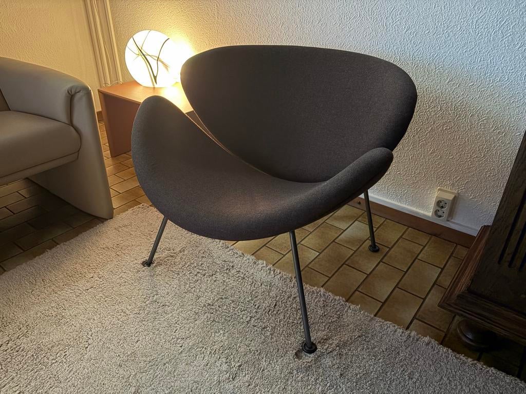 Artifort Orange Slice stoel/fauteuil - Pierre Paulin, Ophalen, Bruin, Zo goed als nieuw, Eén