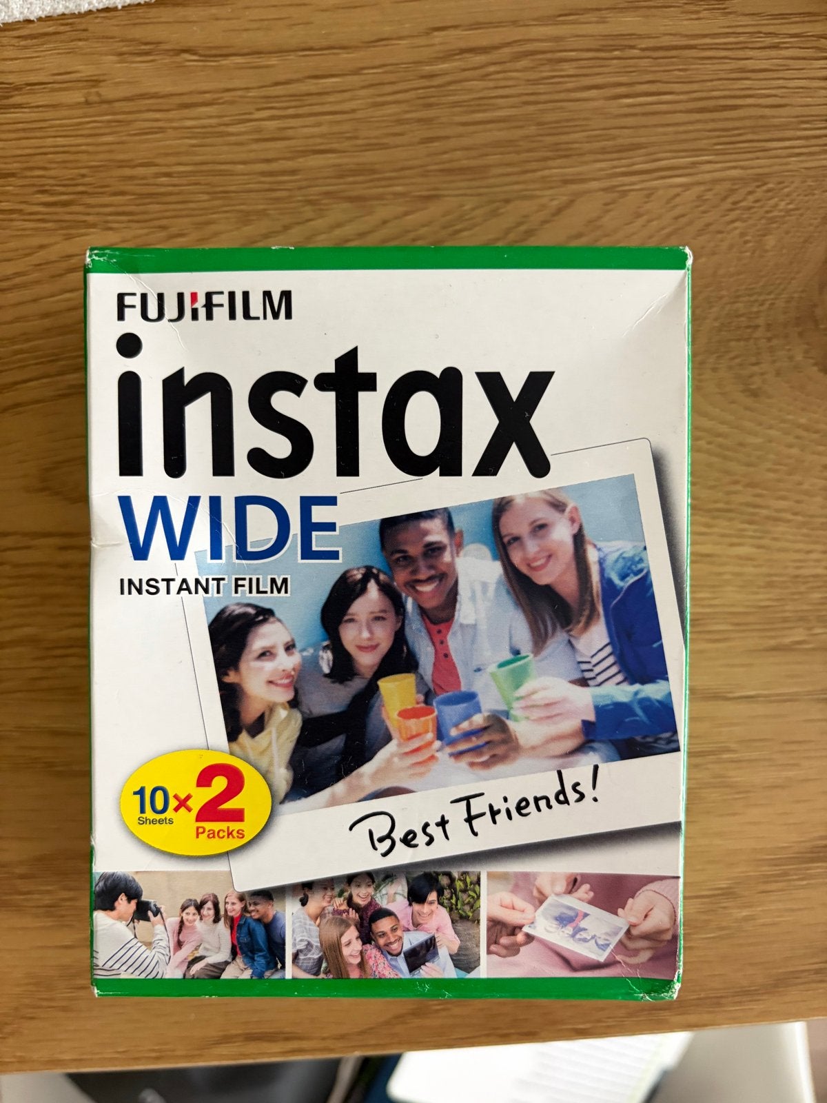Fujifilm Instax Wide Instant Film - 20 foto's, Fujifilm, Nieuw, Overige formaten, Glanzend