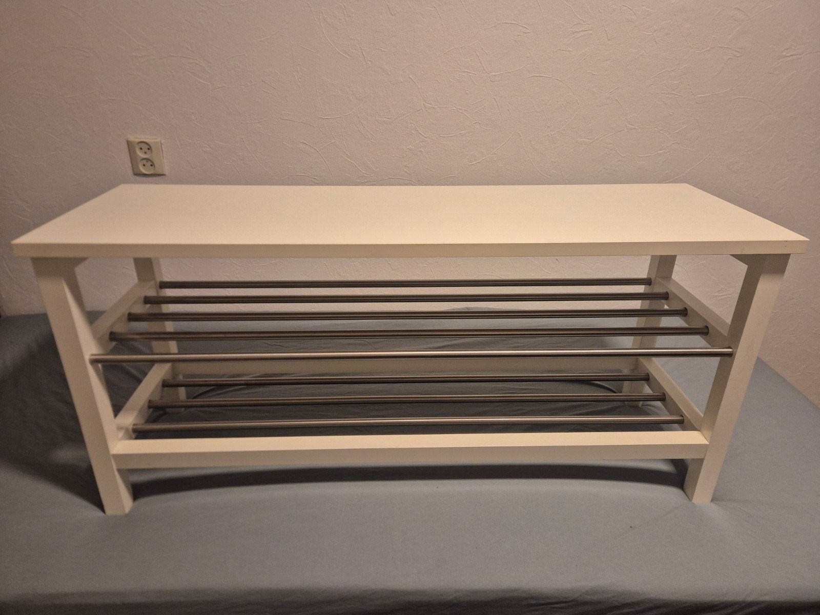 Ikea tjusig schoenenrek wit, Ophalen, Gebruikt